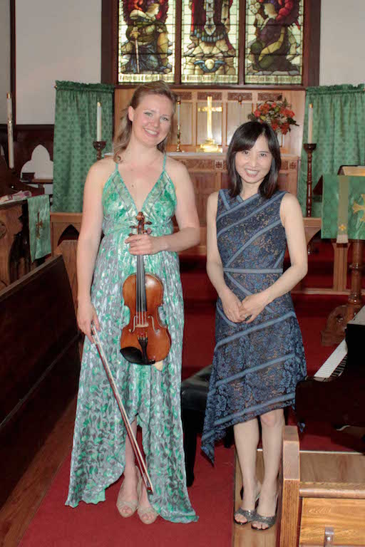 "From the Heart" - Natasha Hall (violin) and Yoomi Kim (piano), June 11, 2017