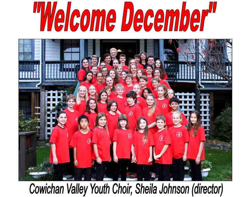 Cowichan Valley Youth Choir, Sheila Johnson Director